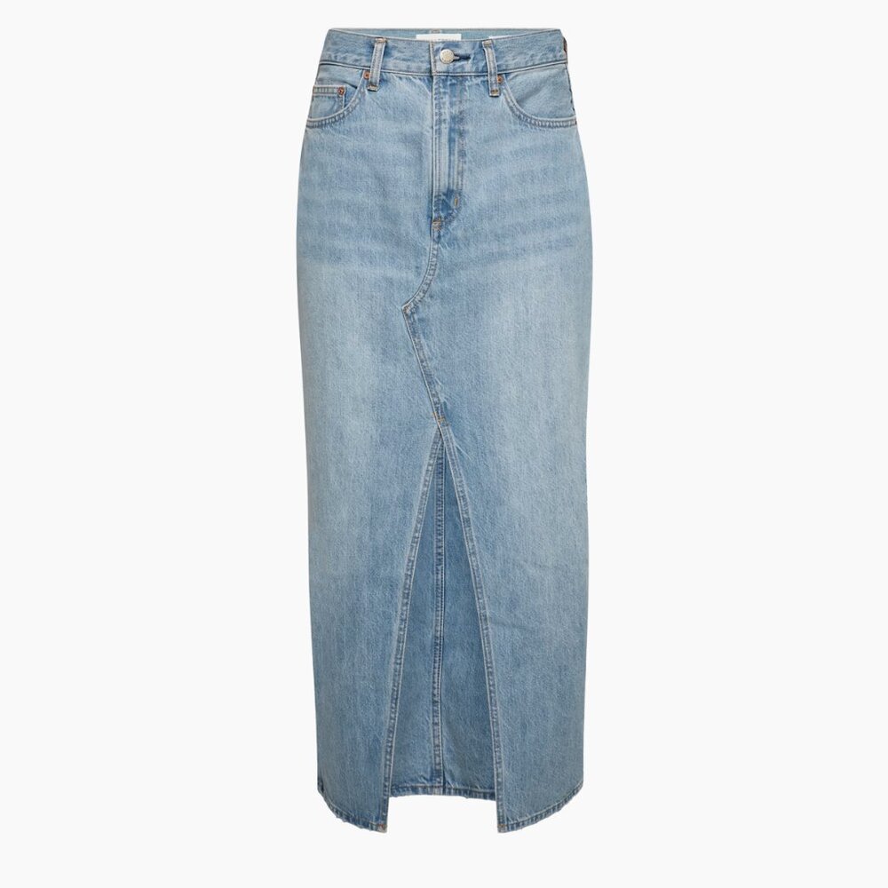 Aritzia The '90s Vintage Maxi Denim Skirt - Picture 4 of 12